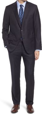 Big & Tall Hickey Freeman Infinity Classic Fit Solid Wool Suit