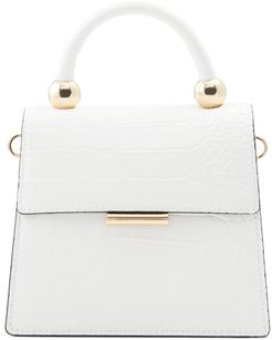 Triewiel Faux Leather Handbag - White