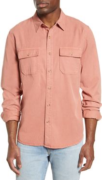 Classic Fit Double Pocket Button-Up Shirt