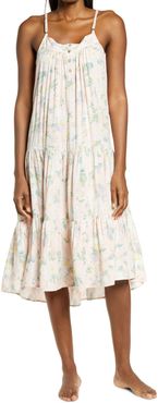 Gess Floral Tiered Nightgown