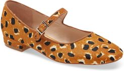 Kemp Genuine Calf Hair Mary Jane Flat