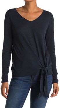 Max Studio Tie Front Sweater at Nordstrom Rack