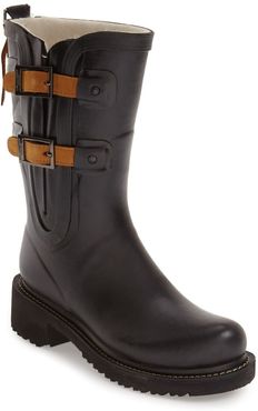 Waterproof Buckle Detail Snow/rain Boot