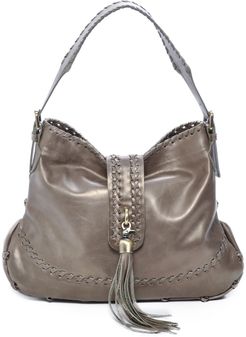 Carla Mancini Whipstitched Leather Tassel Hobo at Nordstrom Rack