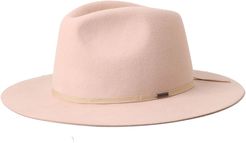 Wesley Felted Wool Fedora - Pink