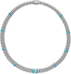 Blue Caviar Diamond Link Necklace