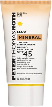 Max Mineral Tinted Sunscreen Cream Broad Spectrum Spf 45