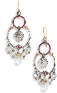 Pythia Crystal Chandelier Earrings