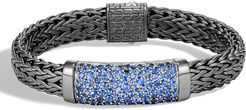 Sapphire & Silver Chain Bracelet (Online Trunk Show)