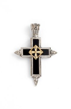 Stavros Onyx Stud Cross Enhancer