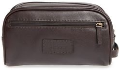 Leather Travel Kit Brown