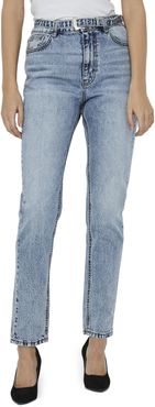 Joana High Waist Belted Jeans