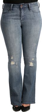 Plus Size Women's Standards & Practices Clarice Uptown Mid Rise Bootcut Jeans