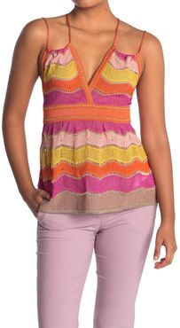 M Missoni Strappy Patterned Tank Top at Nordstrom Rack