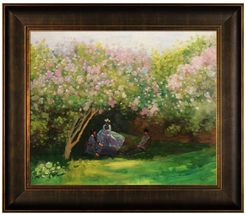Overstock Art Resting Under the Lilacs, Veine D'Or Bronze Scoop Frame - 26.5" x 30.5" at Nordstrom Rack