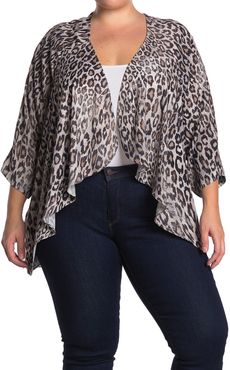 Bobeau Printed Air Flow Cardigan at Nordstrom Rack