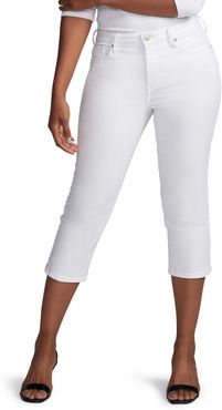 Plus Size Women's Curves 360 By Nydj High Waist Side Slit Slim Straight Crop Jeans