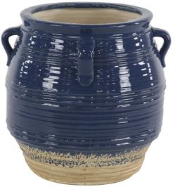 Willow Row Black Modern Stoneware Pot at Nordstrom Rack