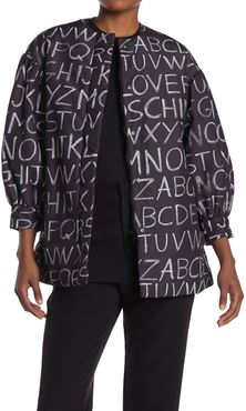 LOVE Moschino Giaccone Allover Print Jacket at Nordstrom Rack