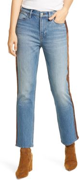 FRAME Le High Straight Side Panel Jeans at Nordstrom Rack