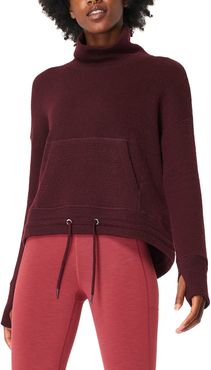 Boucle Funnel Neck Sweatshirt