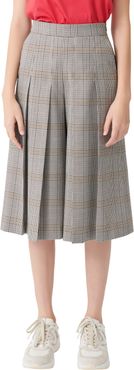 Maje Check Print Culottes at Nordstrom Rack