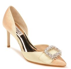 Gaiana Crystal Embellished Pointed Toe D'Orsay Pump