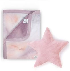 Cuddle Blanket & Blush Star Dream Pillow Set