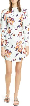 A.L.C. Jane Floral Leg of Mutton Long Sleeve Minidress at Nordstrom Rack