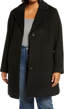 Plus Size Women's Sam Edelman Women'S Wool Blend Coat