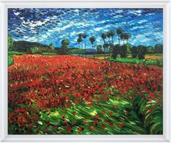 Overstock Art Field of Poppies with Moderne Blanc Frame at Nordstrom Rack