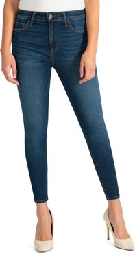 Donna High Waist Ankle Skinny Jeans