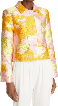 Kiana Distortion Organza Jacquard Jacket