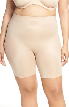 Plus Size Women's Spanx Suit Your Fancy Booty Booster Mid-Thigh Shorts