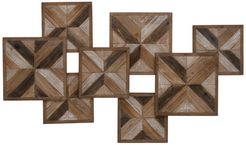 Willow Row Farmhouse Overlapping Square Framed Wooden Panels Wall Decor at Nordstrom Rack