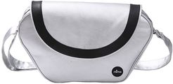 Infant Mima Trendy Faux Leather Diaper Bag - Grey