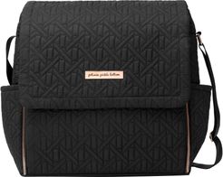 Infant Petunia Pickle Bottom 'Embossed Boxy' Backpack Diaper Bag - Black