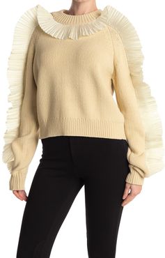 RODEBJER Phoenix Pleated Trim Sweater at Nordstrom Rack