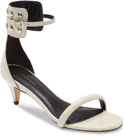 ALLSAINTS Evie Ankle Strap Kitten Heel Sandal at Nordstrom Rack