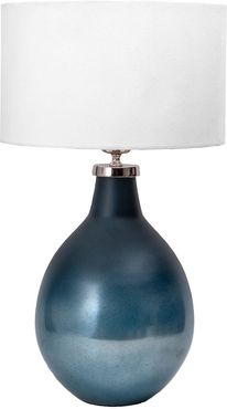 nuLOOM Blue Spotted Glass 24" Linen Shade Table Lamp at Nordstrom Rack