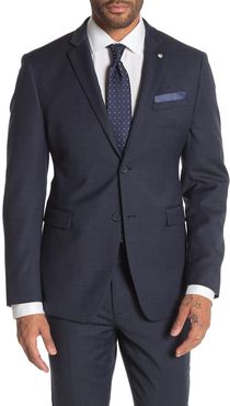 Original Penguin Blue Birdseye Two Button Notch Lapel Slim Fit Suit Separates Jacket at Nordstrom Rack