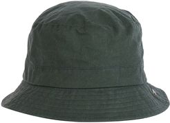 Lightweight Waxed Cotton Bucket Hat - Green