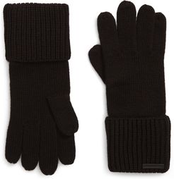 Cuffed Knit Gloves