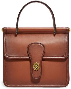 The Coach Originals Willis Leather Top Handle Bag - Brown