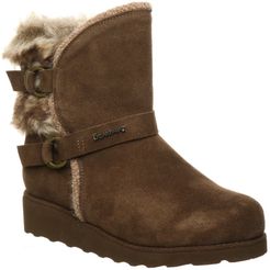 BEARPAW Arielle Faux Fur Wedge Boot at Nordstrom Rack