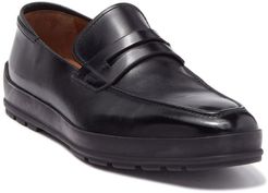 BALLY Relon Leather Penny Loafer - Extra Wide Width at Nordstrom Rack