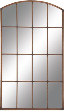 Willow Row Large Rectangular Arched Copper Window Mirror - 40" x 71" at Nordstrom Rack