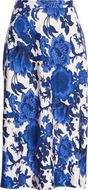 Beverly Floral Print Midi Skirt