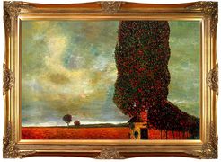 Overstock Art High Poplar by Gustav Klimt Framed Hand Painted Oil on Canvas at Nordstrom Rack