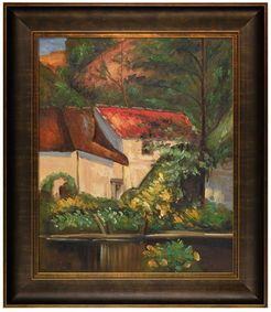 Overstock Art House of Piere La Croix - Framed Oil Reproduction of an Original Painting by Paul Cezanne at Nordstrom Rack